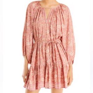 AQUA ESMERALDA PINK MINI DRESS SMALL